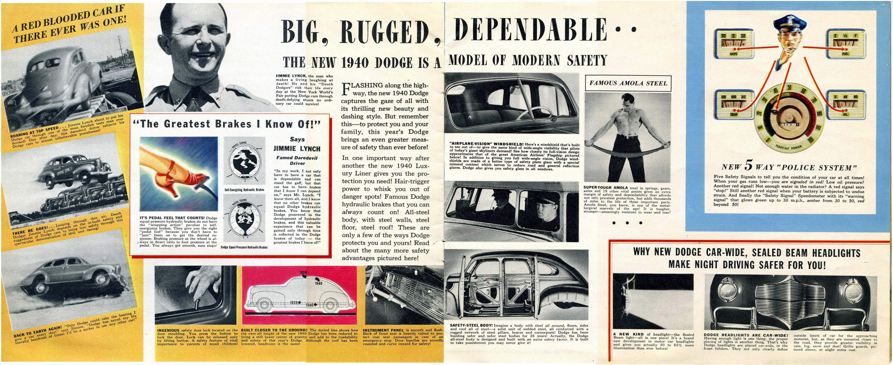1940 Dodge Car Brochure Page 6